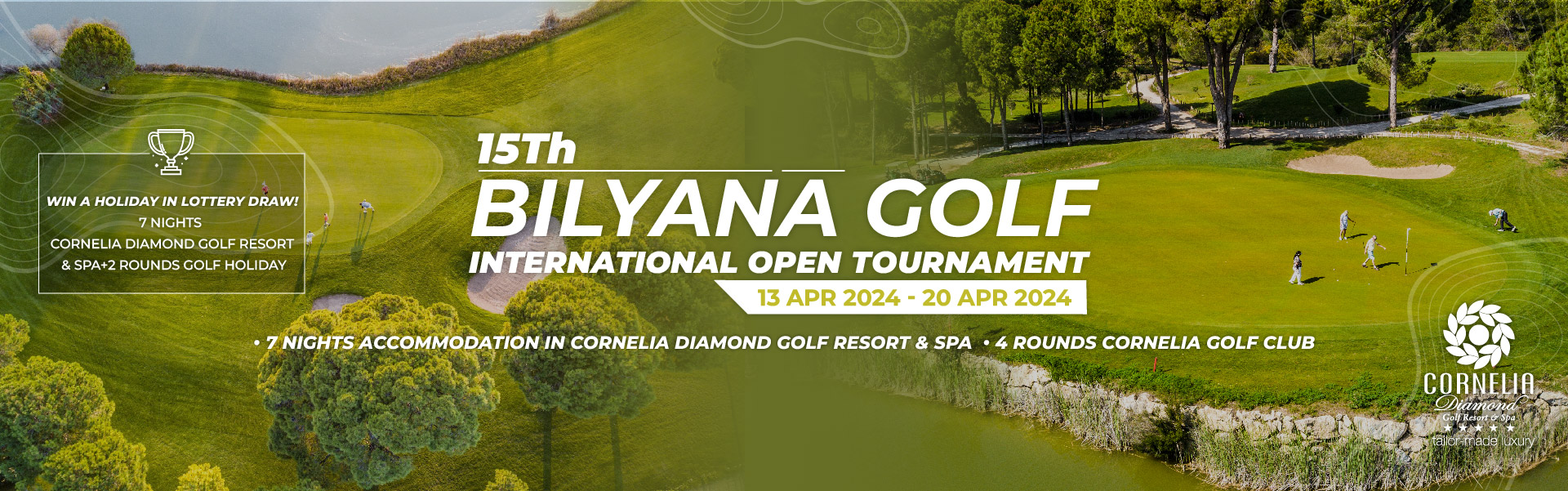 Bilyana Golf - 15Th BILYANA GOLF INTERNATIONAL OPEN TOURNAMENT